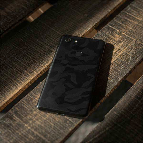 Black Shadow Camo Google Pixel 3 XL Skin